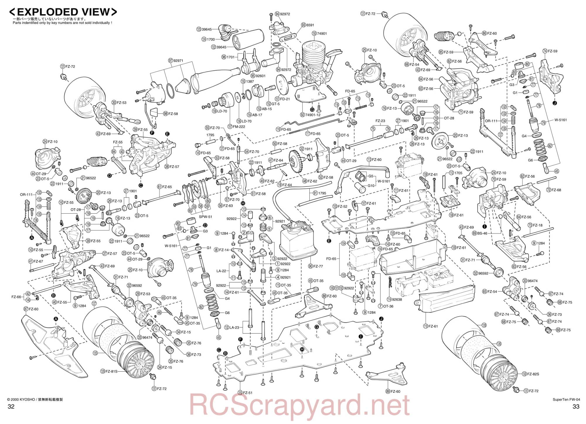 Kyosho - 31001 - GP SuperTen FW-04 - Manual - Page 32