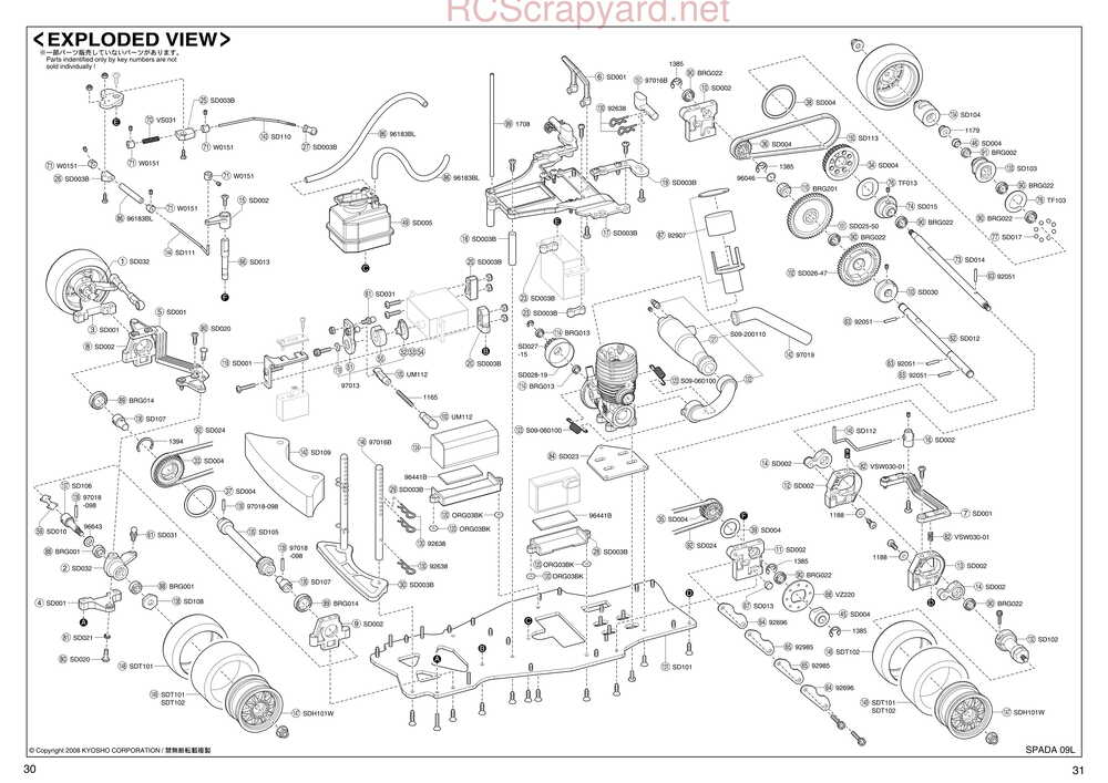 Kyosho - 31003 - SPADA-09L - Manual - Page 30