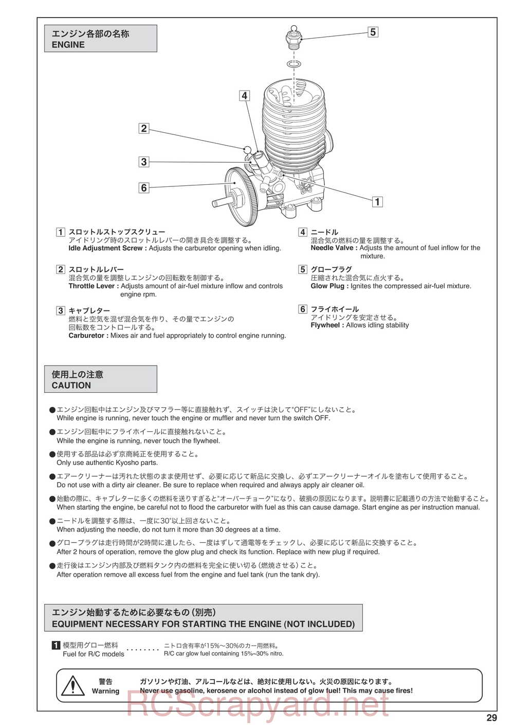 Kyosho - 31007 - KF01 - Manual - Page 29