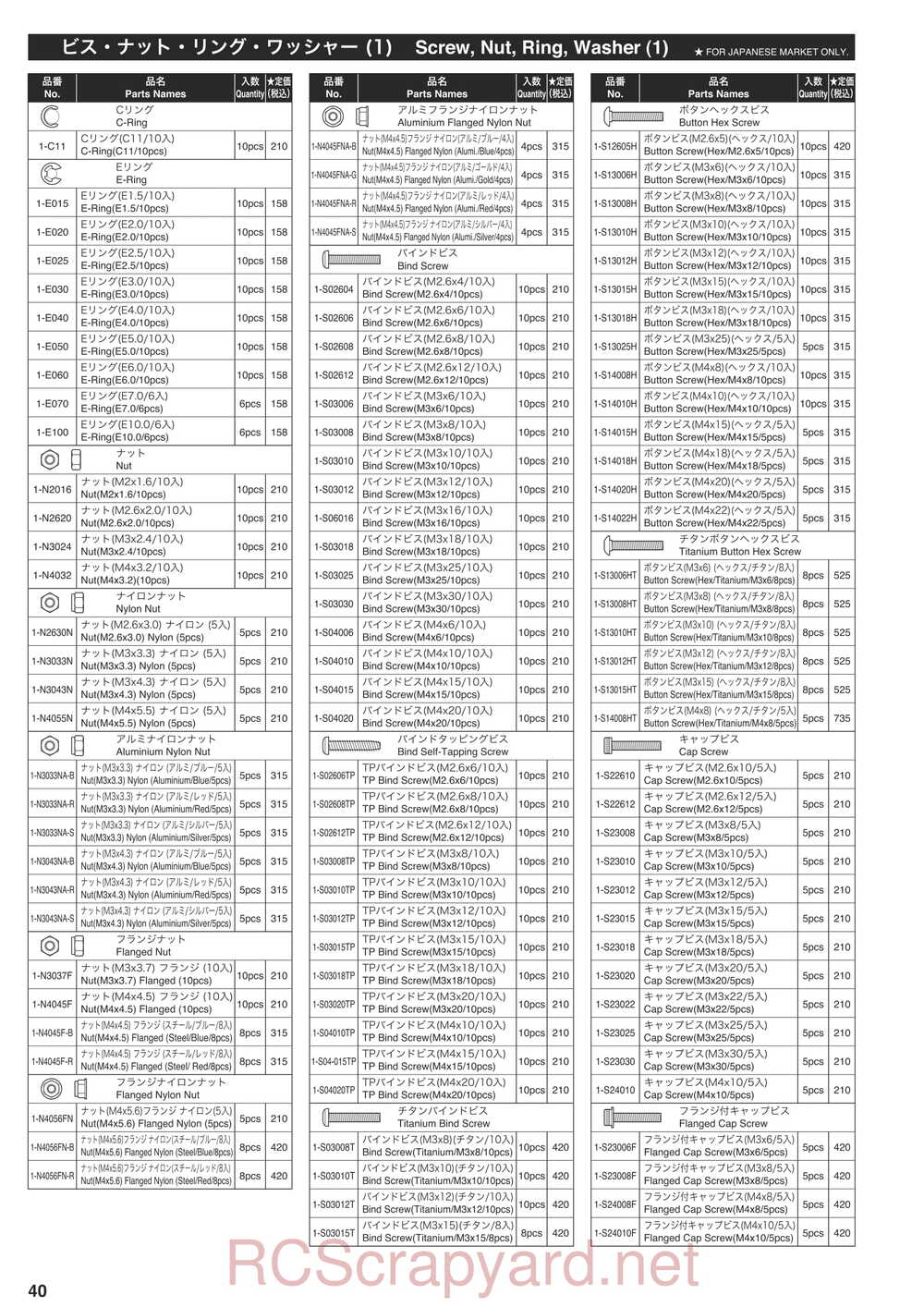 Kyosho - 31007 - KF01 - Manual - Page 40