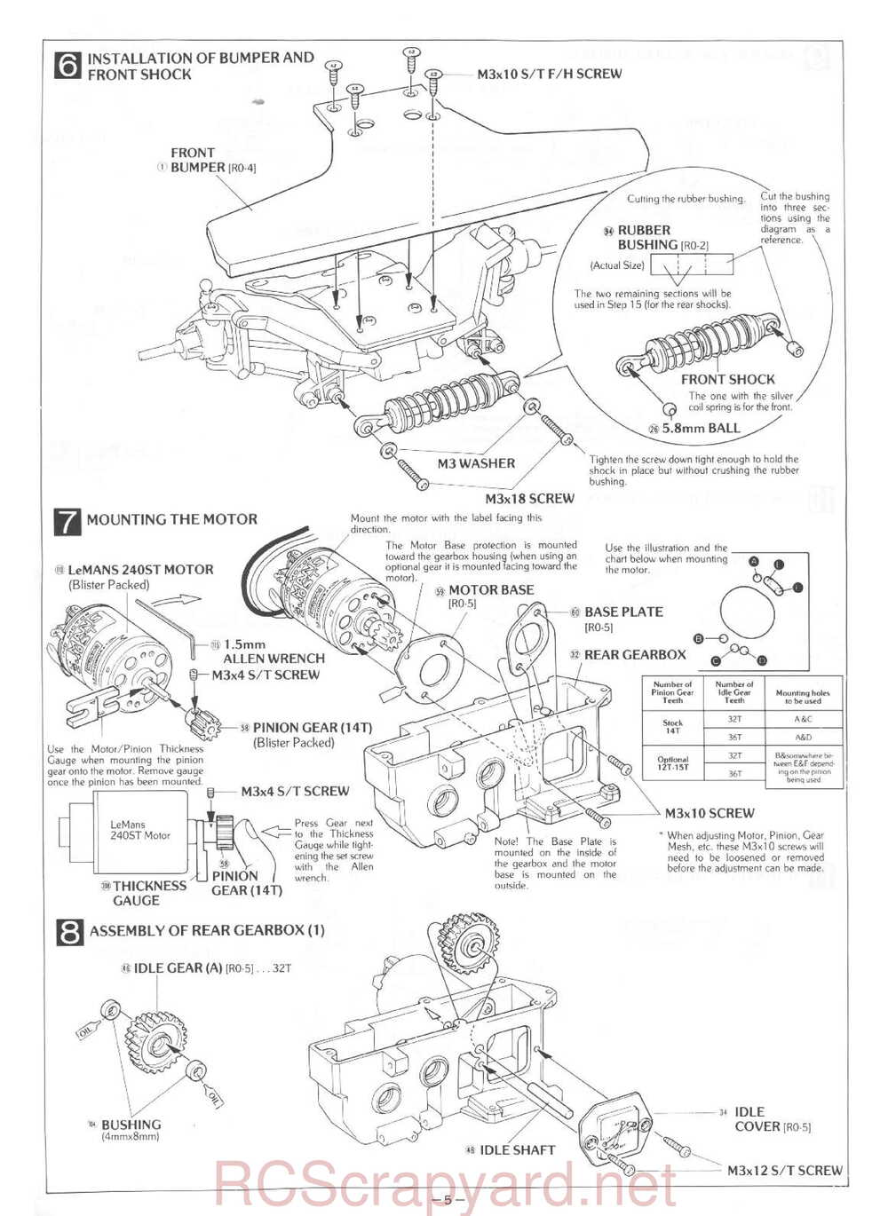 Kyosho - 3101 - Rocky - Manual - Page 05