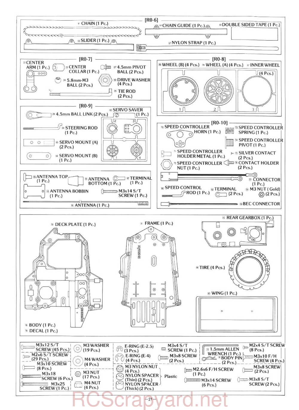 Kyosho - 3101 - Rocky - Manual - Page 21