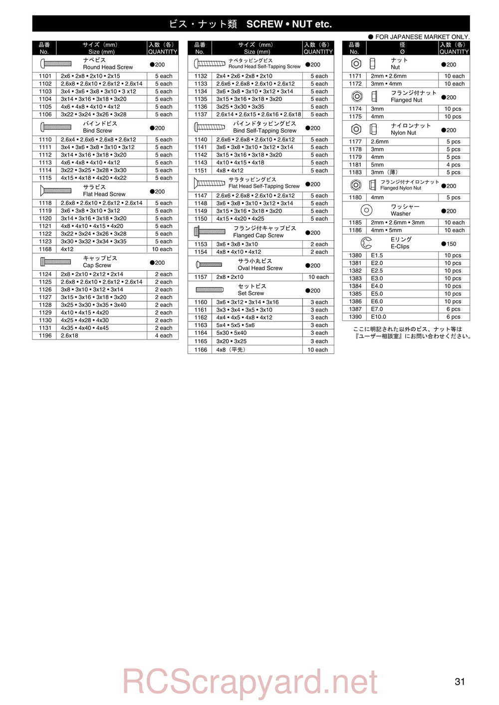 Kyosho - 31011 - V-One R - Manual - Page 30