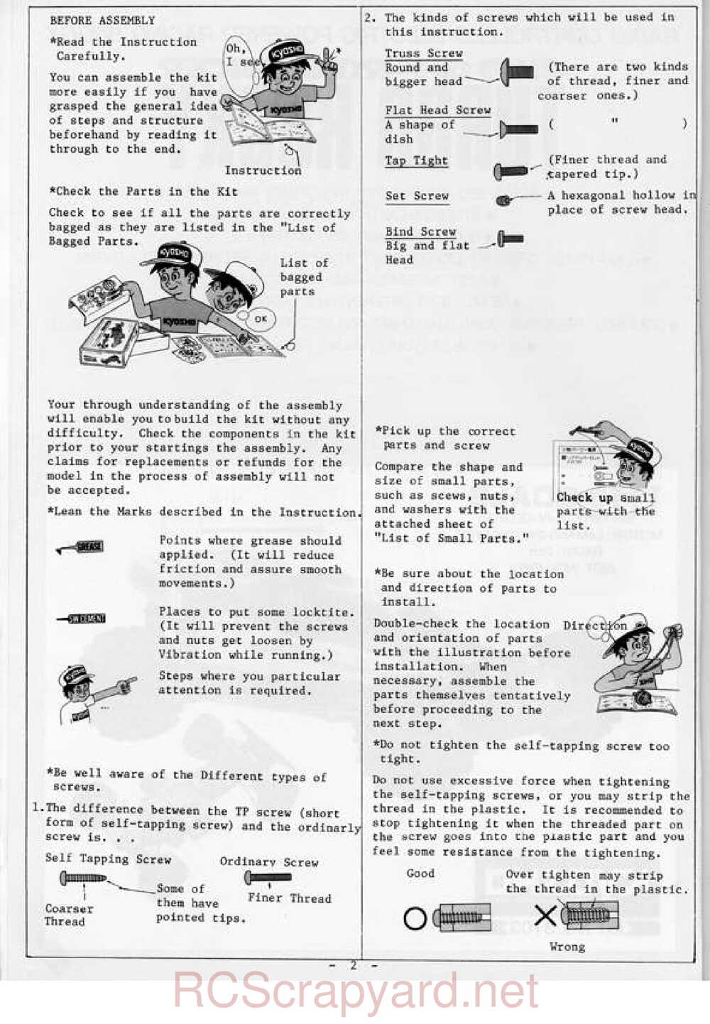 Kyosho - 3103 - Turbo-Rocky - Manual - Page 02