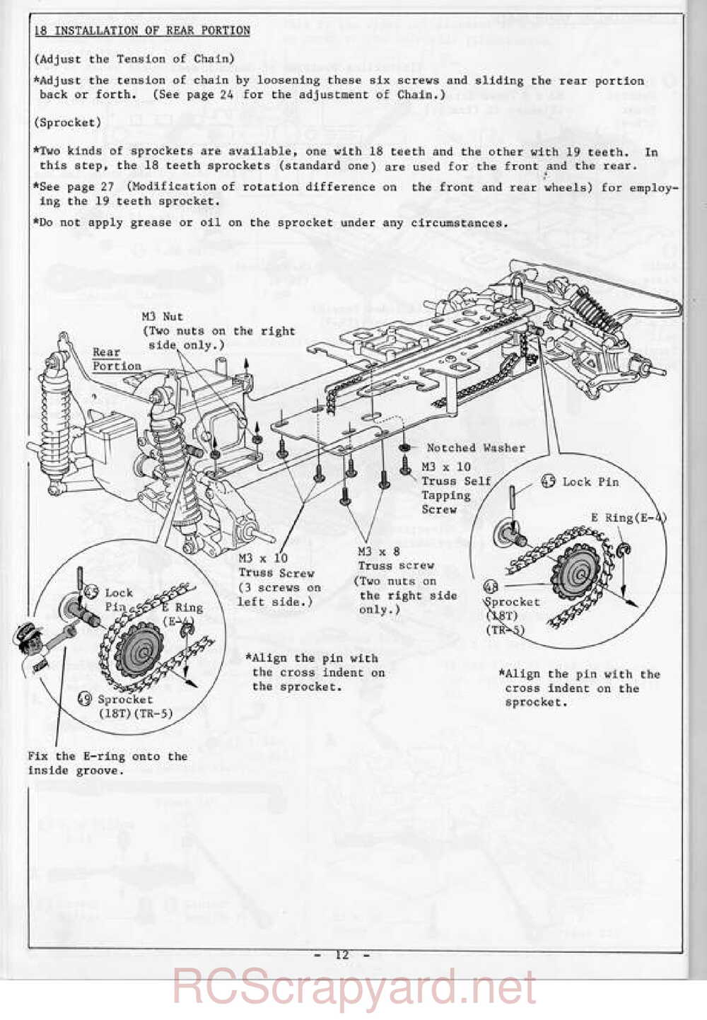 Kyosho - 3103 - Turbo-Rocky - Manual - Page 12