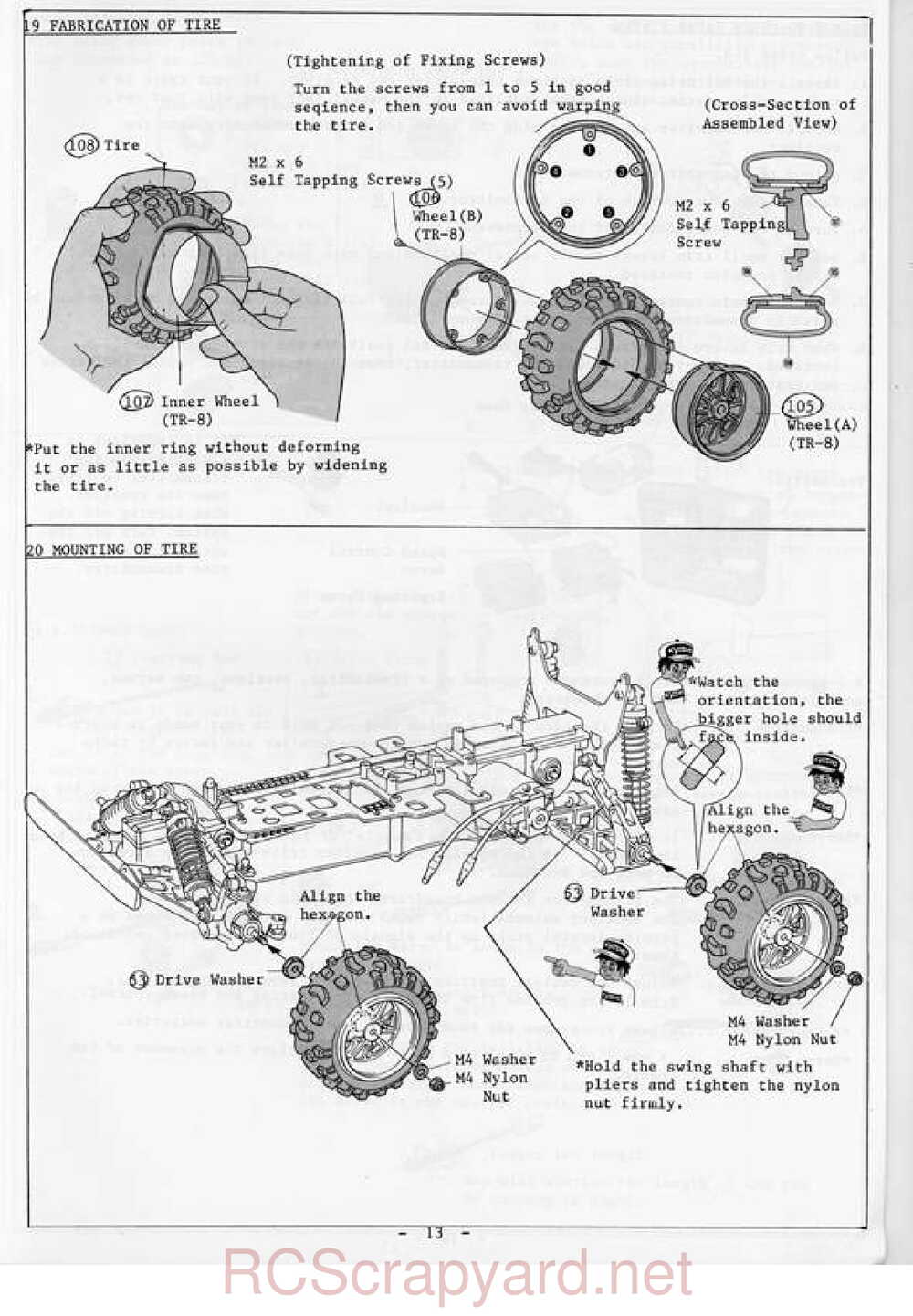 Kyosho - 3103 - Turbo-Rocky - Manual - Page 13