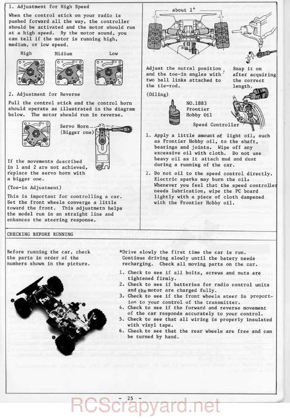 Kyosho - 3103 - Turbo-Rocky - Manual - Page 25