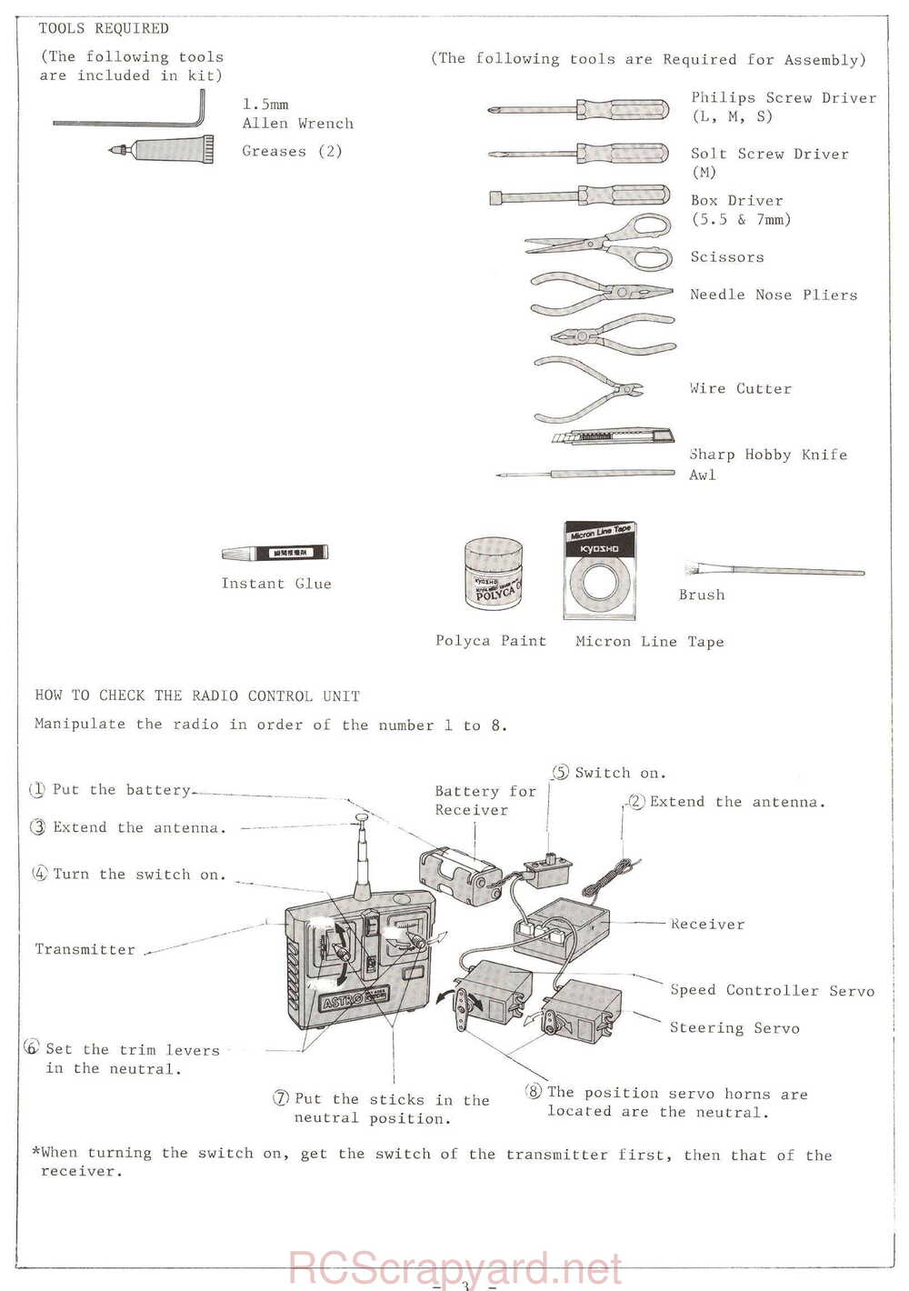 Kyosho - 3105 - Big-Brute - Manual - Page 03