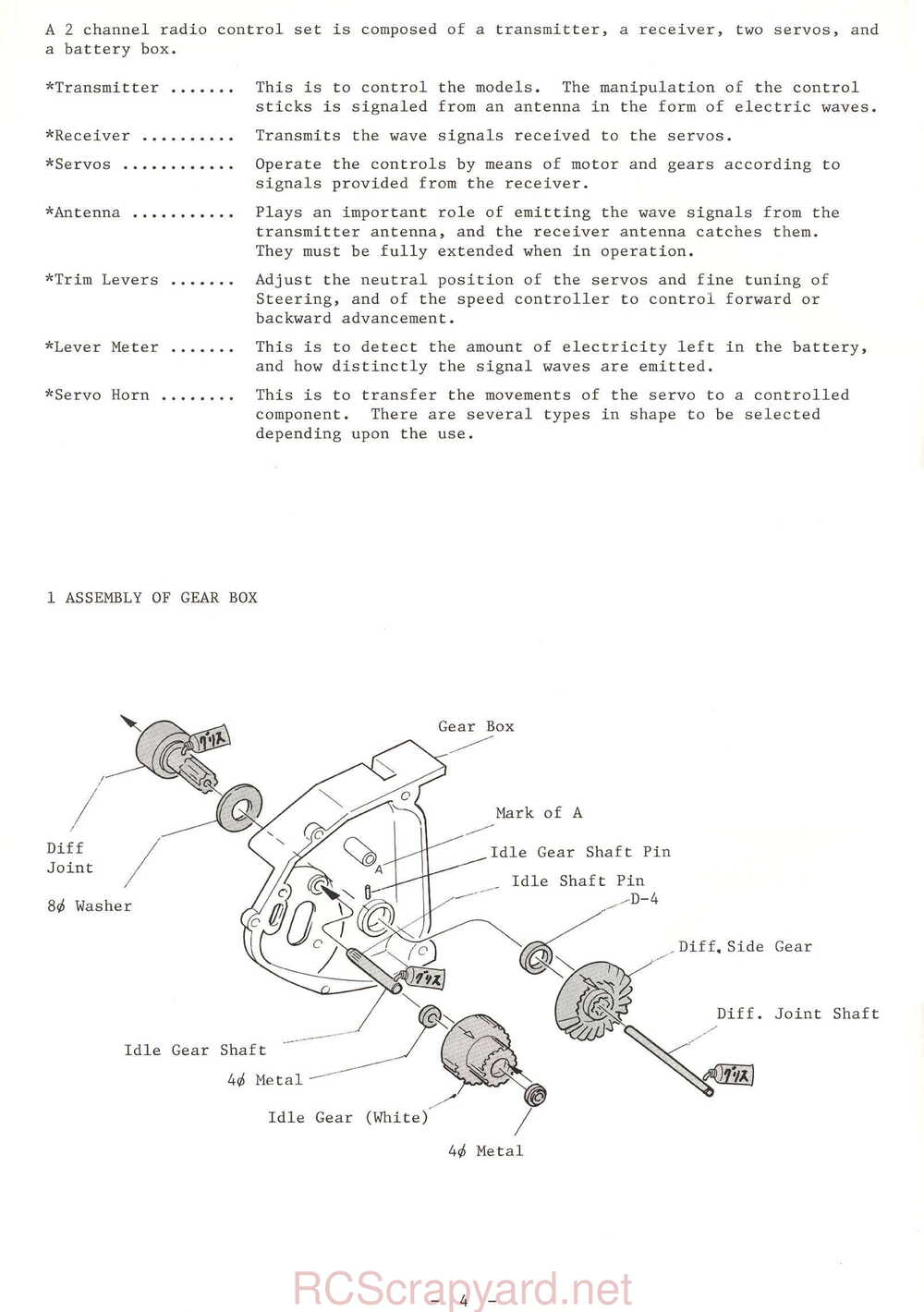 Kyosho - 3105 - Big-Brute - Manual - Page 04