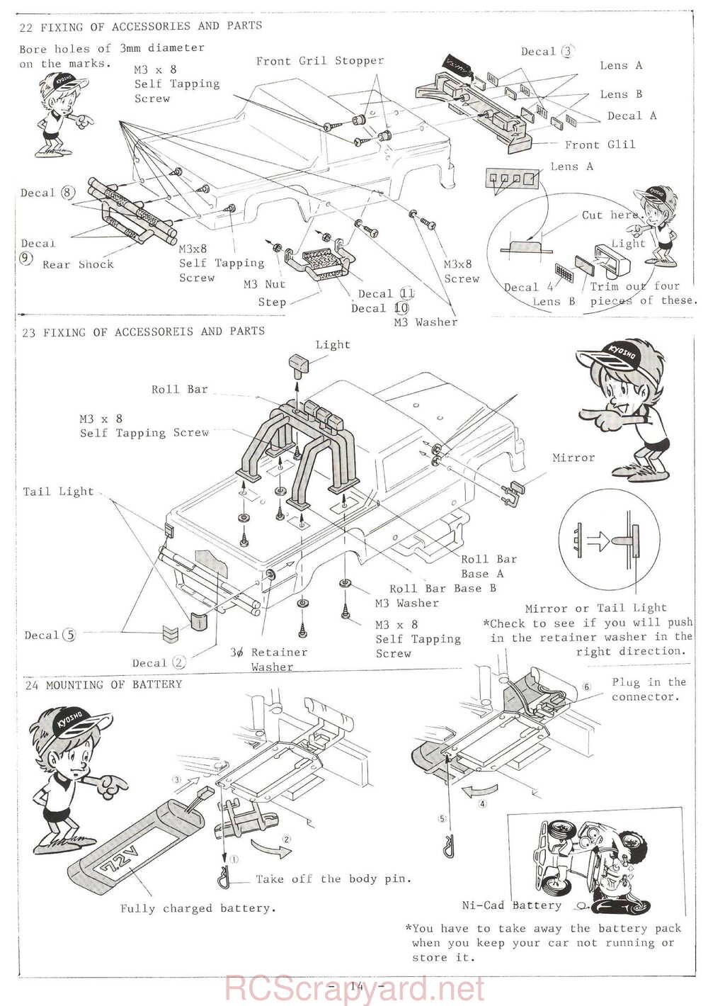 Kyosho - 3105 - Big-Brute - Manual - Page 14