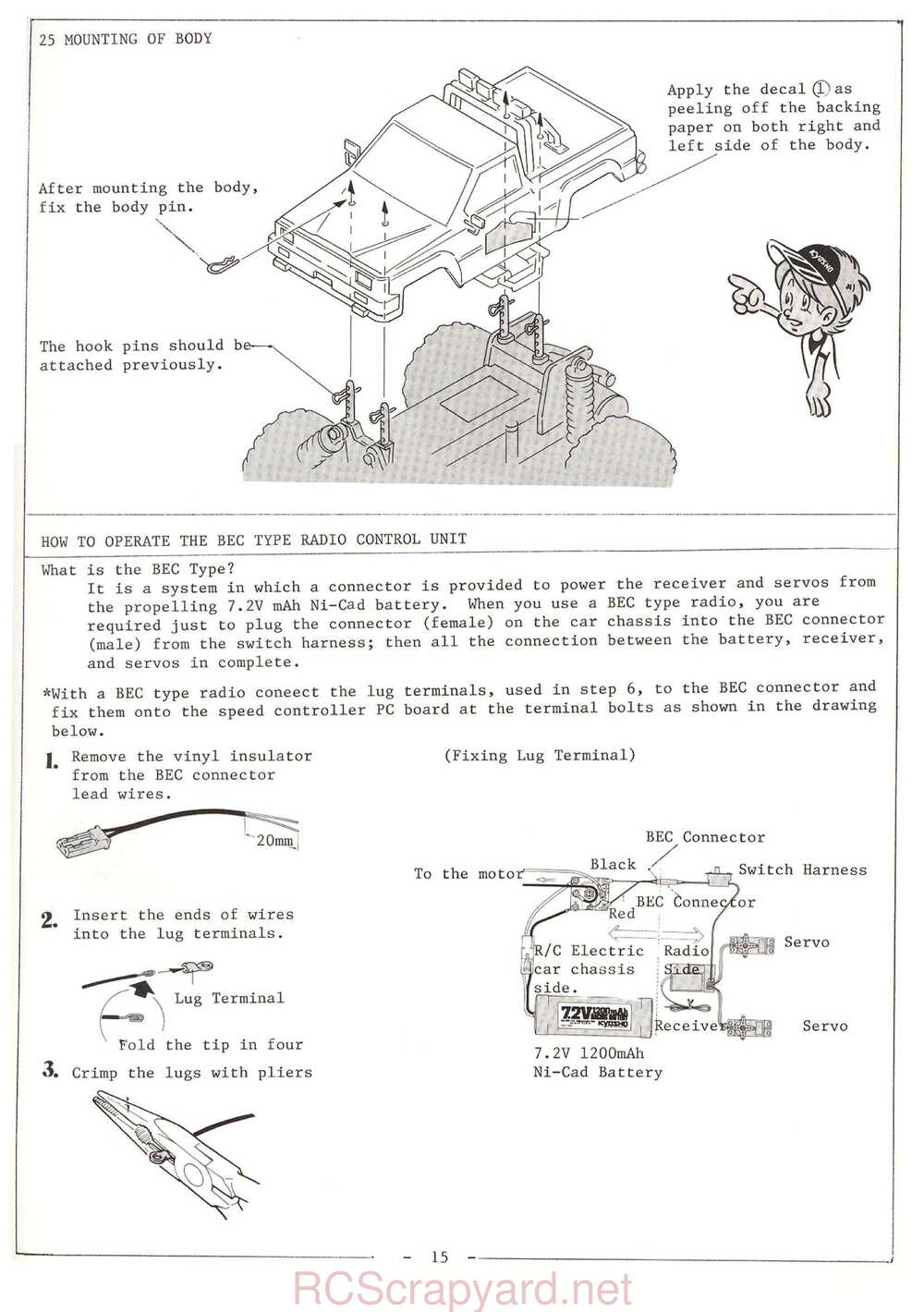 Kyosho - 3105 - Big-Brute - Manual - Page 15