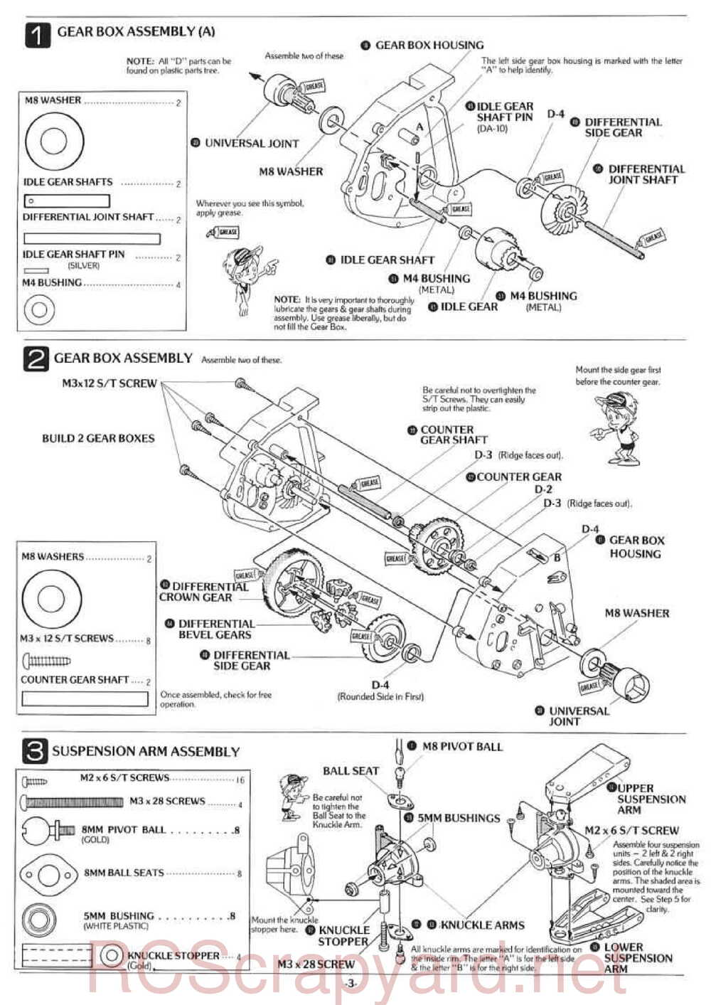 Kyosho - 3106 - Double-Dare - Manual - Page 03