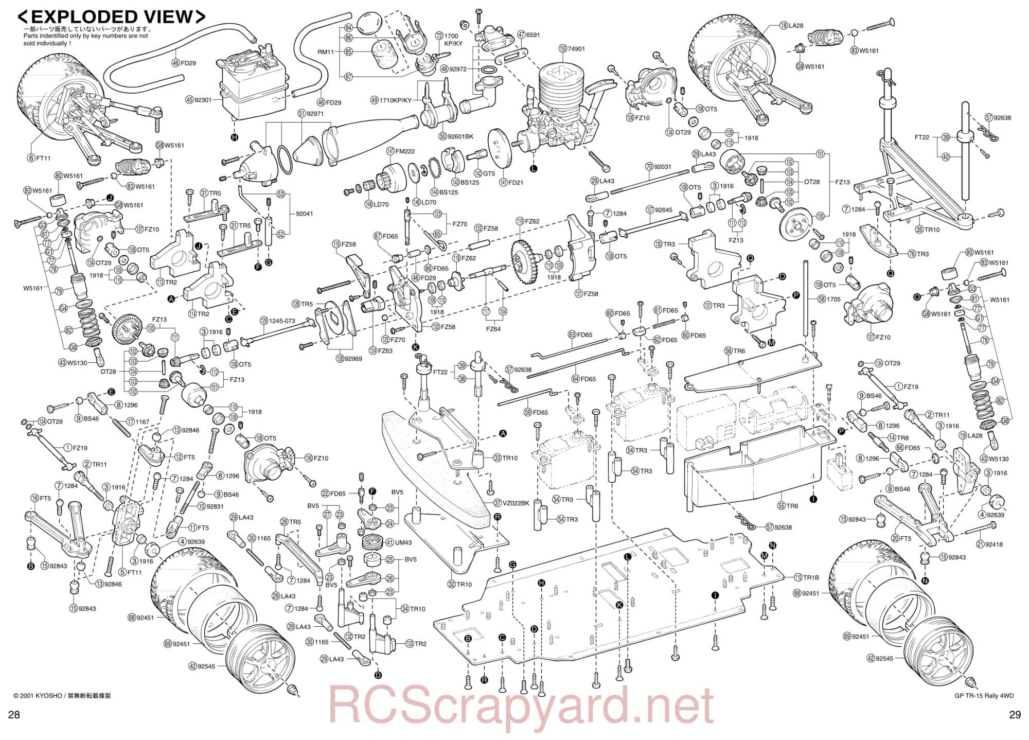 Kyosho - 31061 - TR-15 Rally - Manual - Page 28