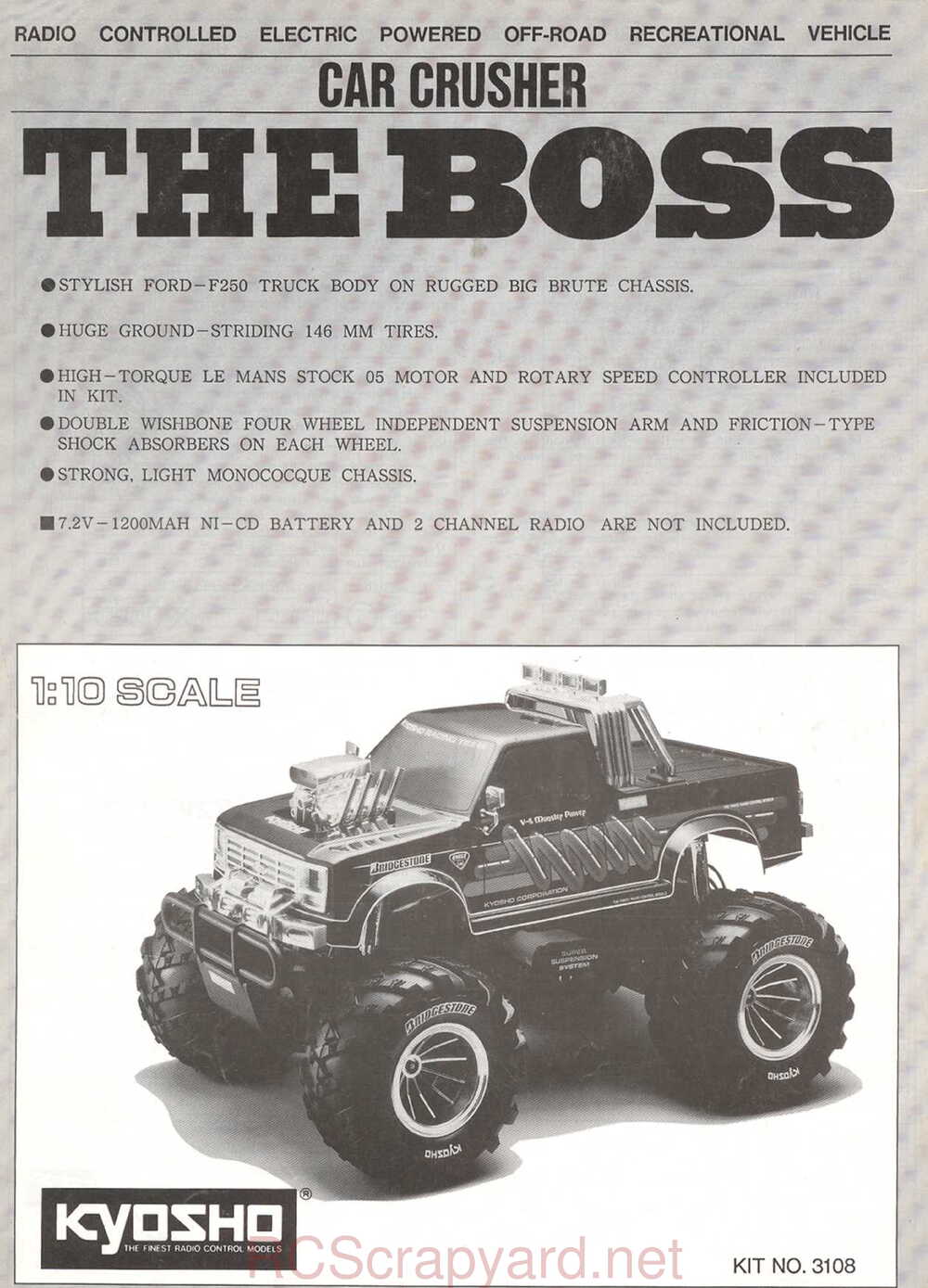 Kyosho - 3108 - The-Boss - Manual - Page 01