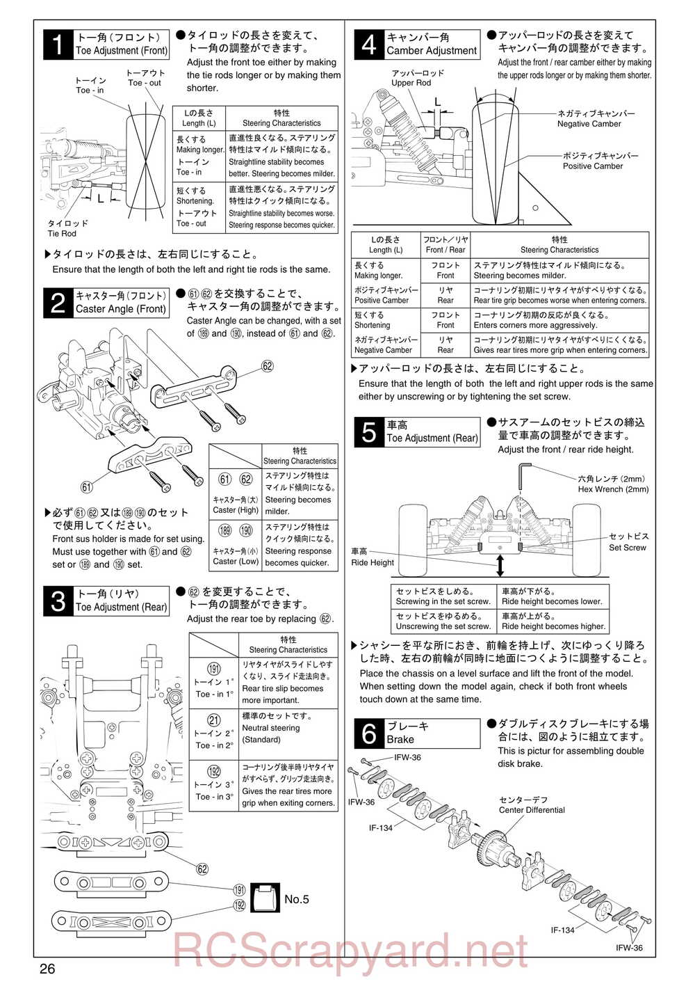 Kyosho - 31081- Inferno-MP-7-5 - Manual - Page 26