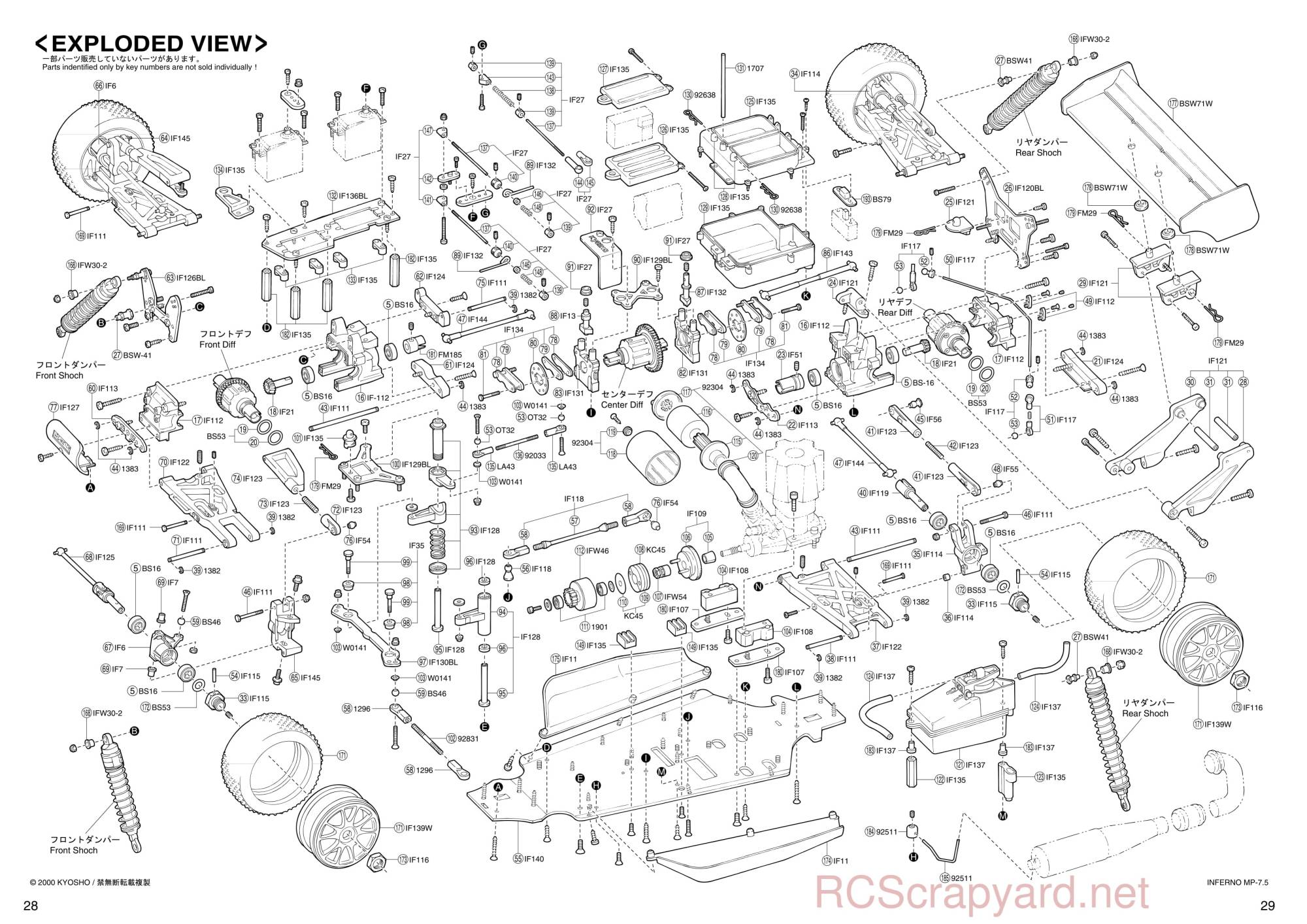 Kyosho - 31081- Inferno-MP-7-5 - Manual - Page 28