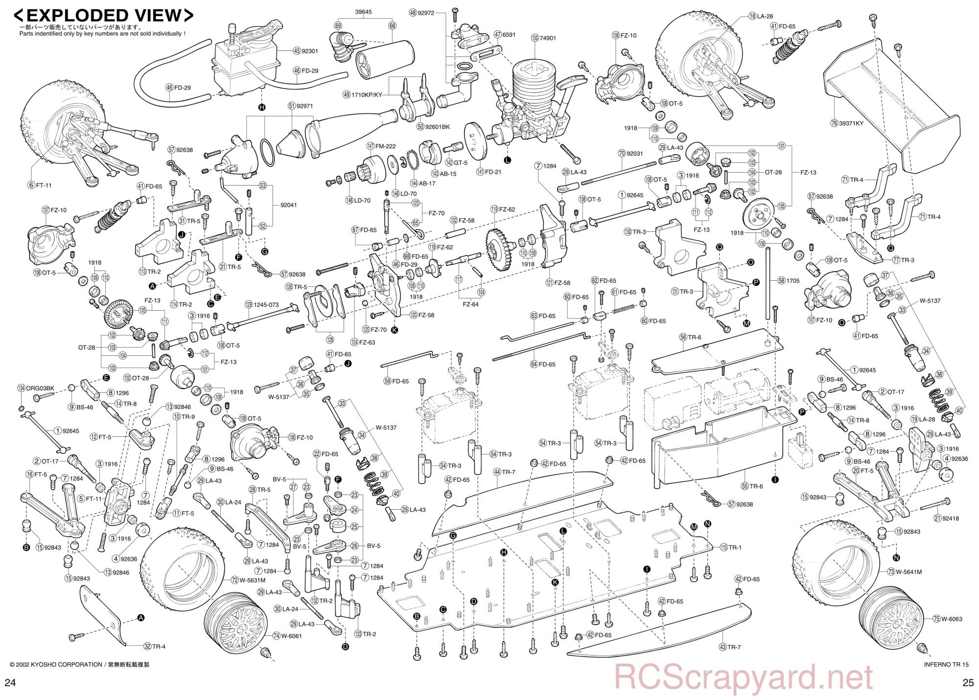 Kyosho - 31091 - Inferno-TR15 - Manual - Page 24