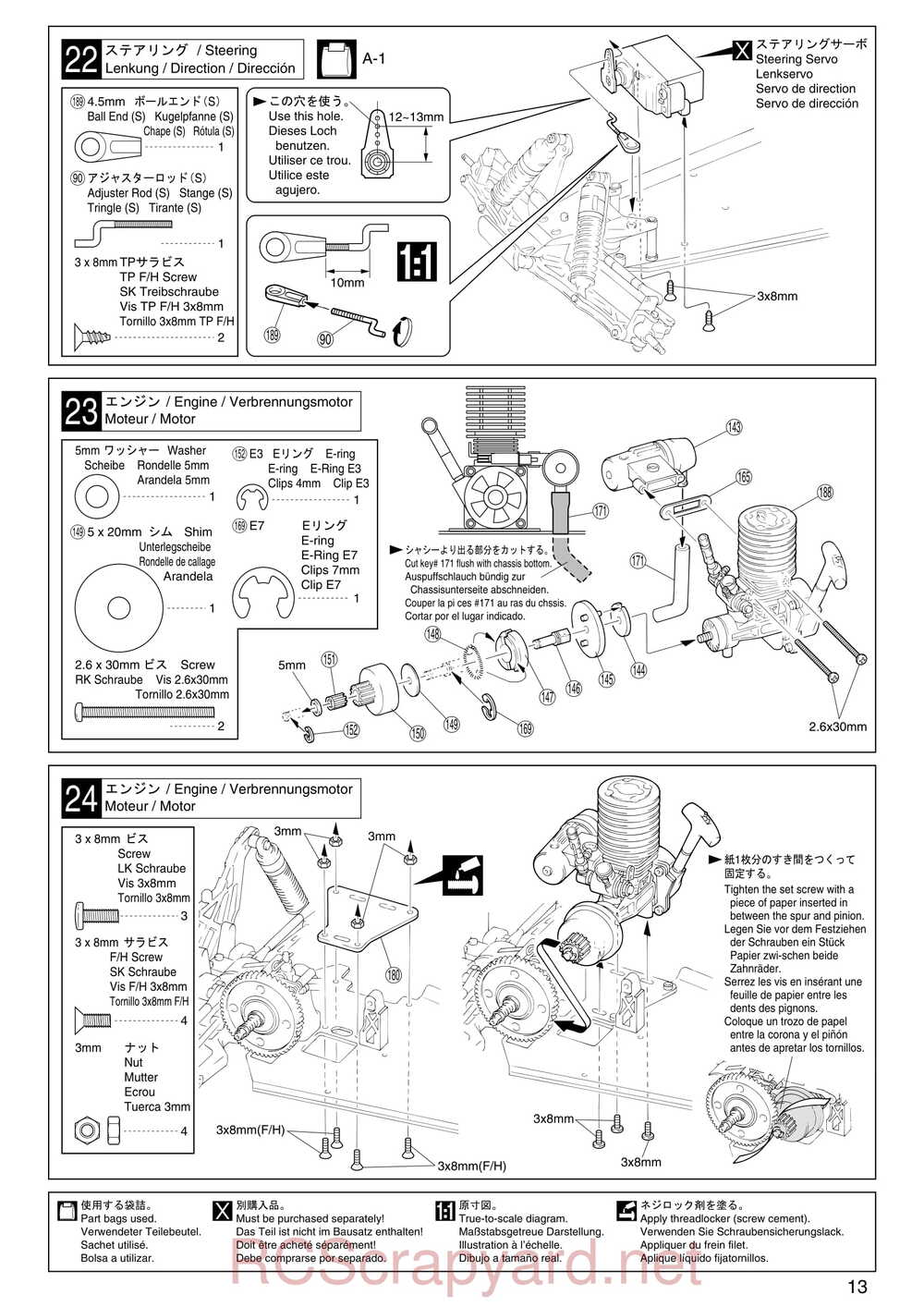 Kyosho - 31092 - GP Ultima RB Racing Sports - Manual - Page 13