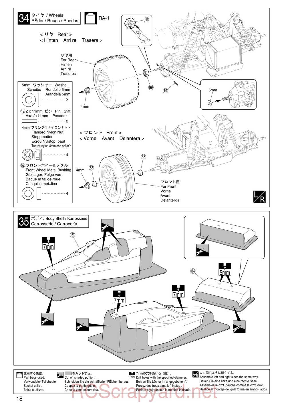 Kyosho - 31092 - GP Ultima RB Racing Sports - Manual - Page 18