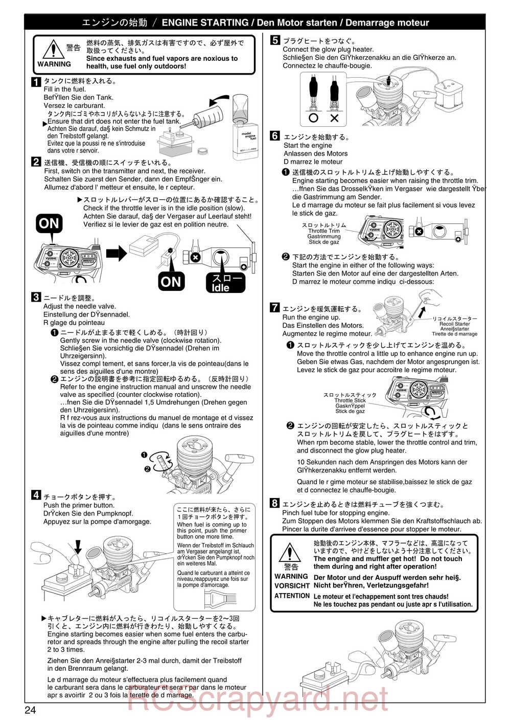Kyosho - 31092 - GP Ultima RB Racing Sports - Manual - Page 24