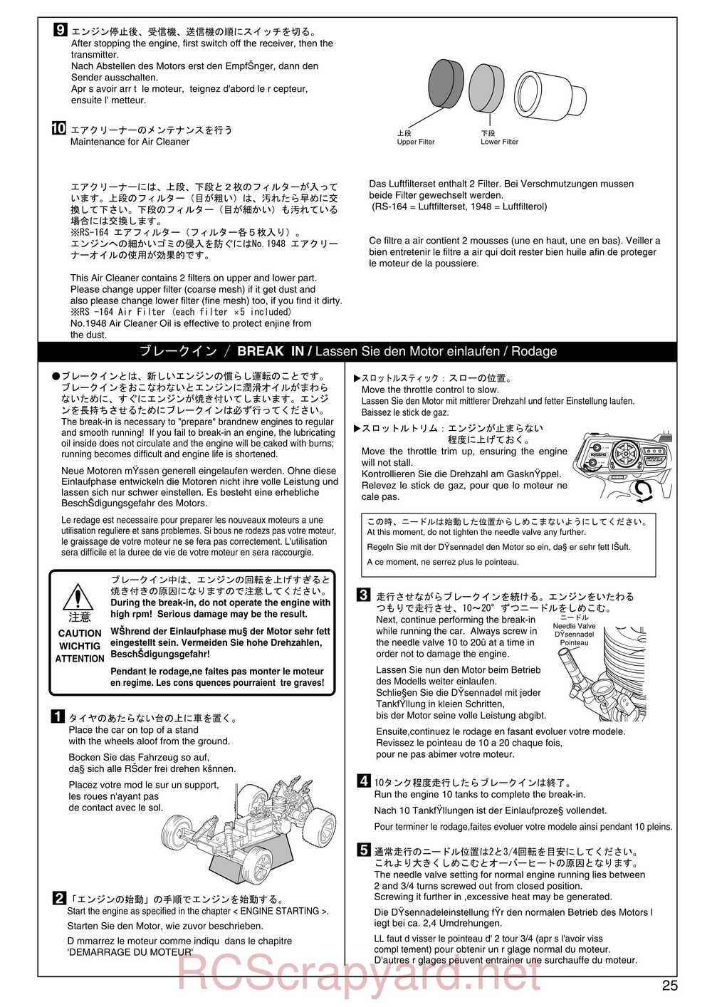 Kyosho - 31092 - GP Ultima RB Racing Sports - Manual - Page 25