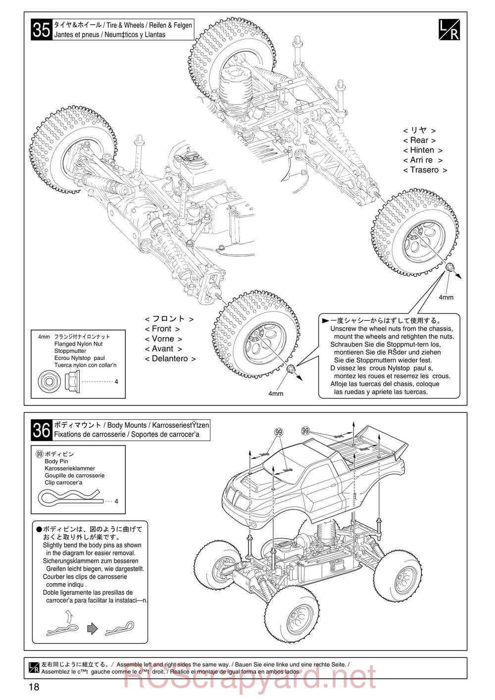 Kyosho - 31095 - TR-15 Stadium-Force - Manual - Page 18
