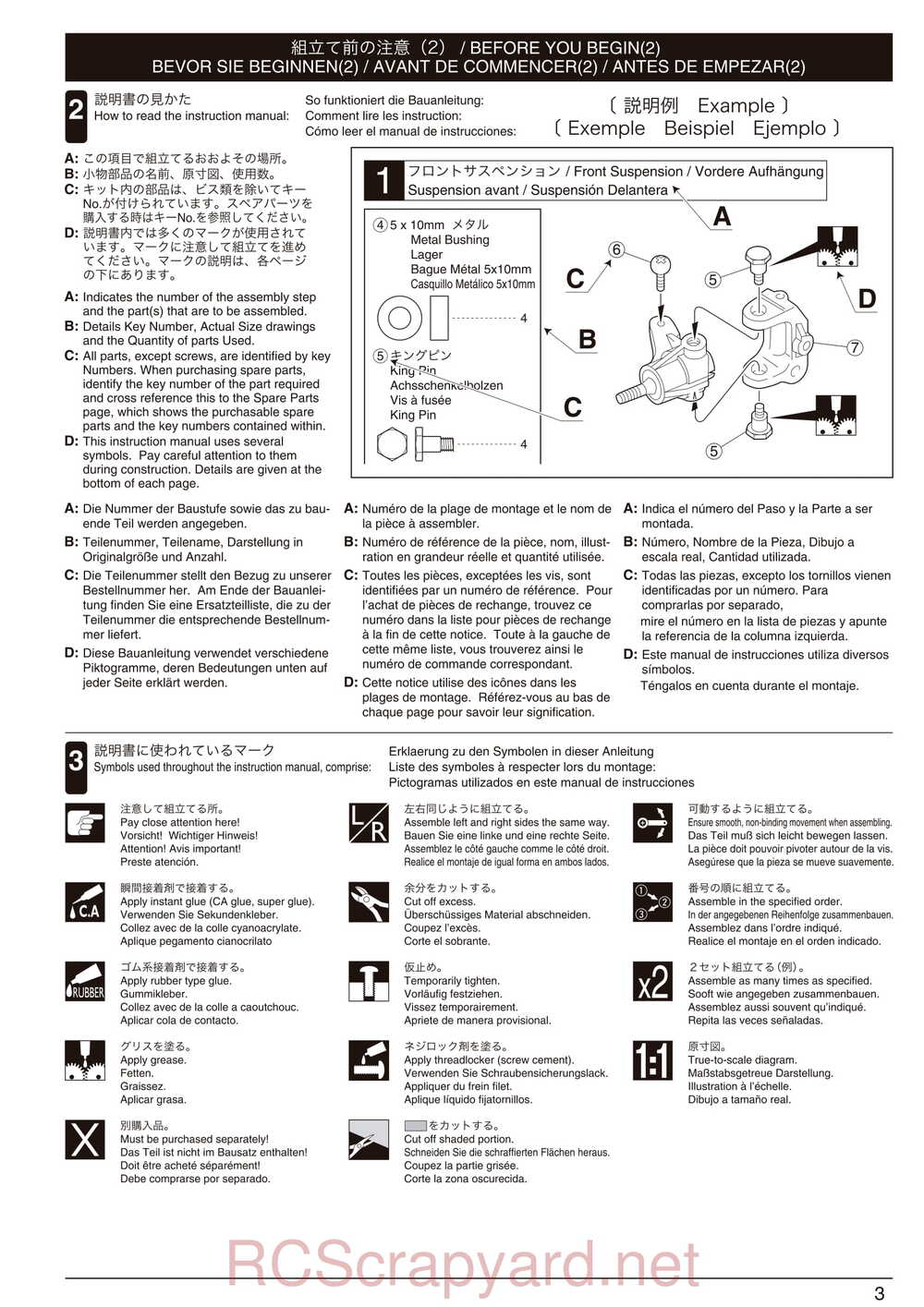 Kyosho - 31097 - DST - Manual - Page 03