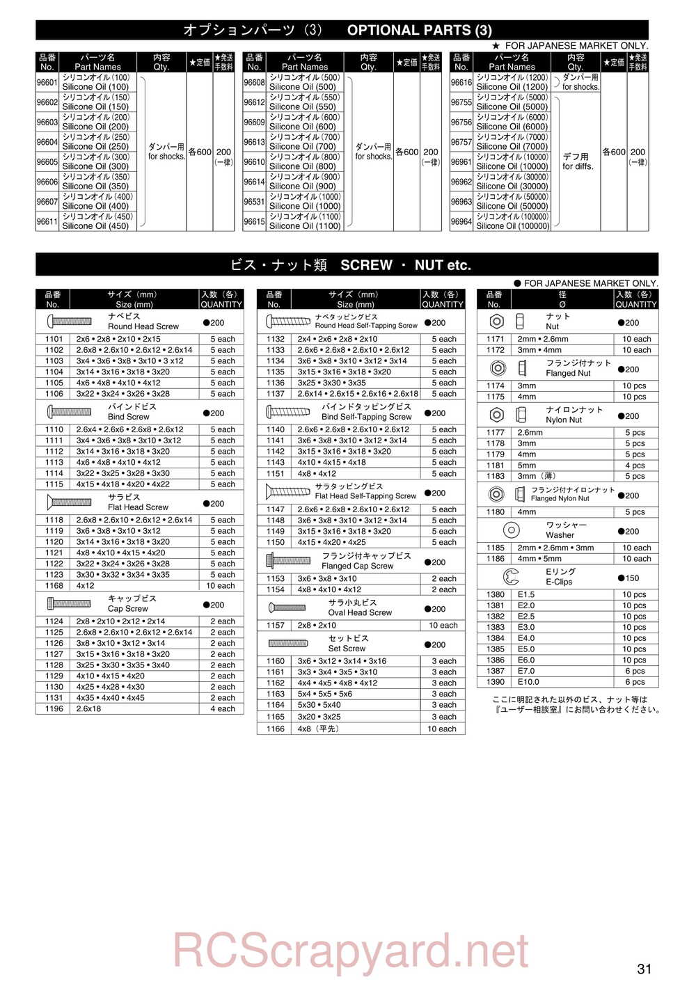 Kyosho - 31102 - V-One RR - Manual - Page 30