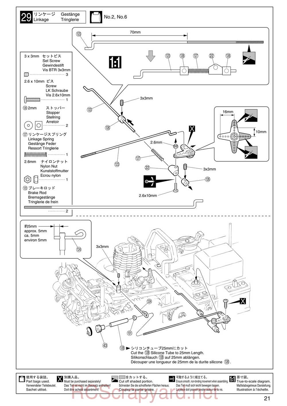 Kyosho - 31122 - V-One S2 - Manual - Page 21