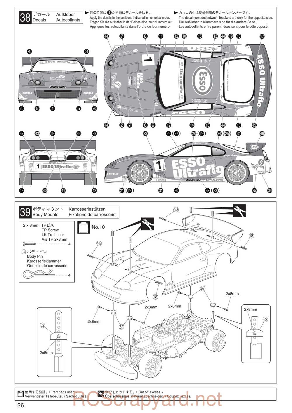 Kyosho - 31122 - V-One S2 - Manual - Page 26