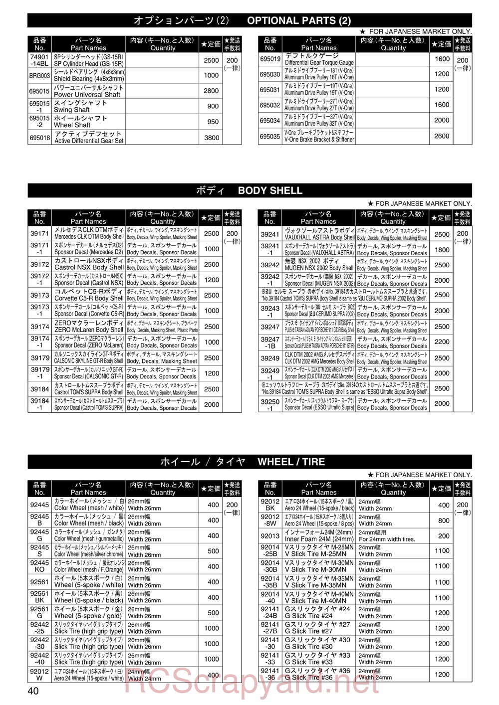 Kyosho - 31122 - V-One S2 - Manual - Page 39