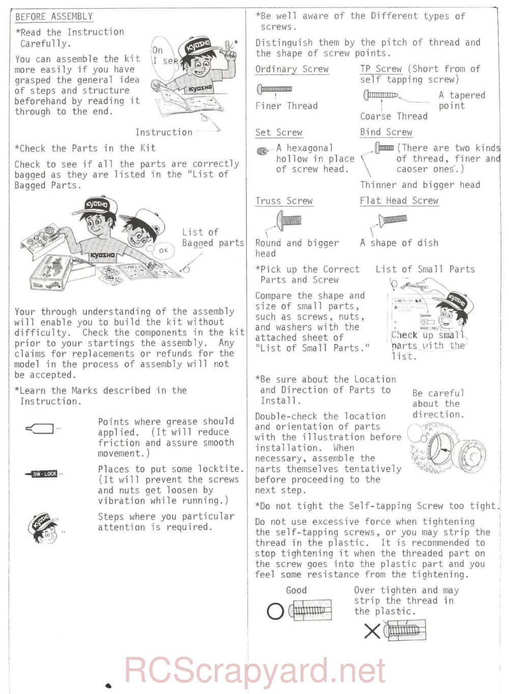 Kyosho - 3115 - Ultima - Manual - Page 02