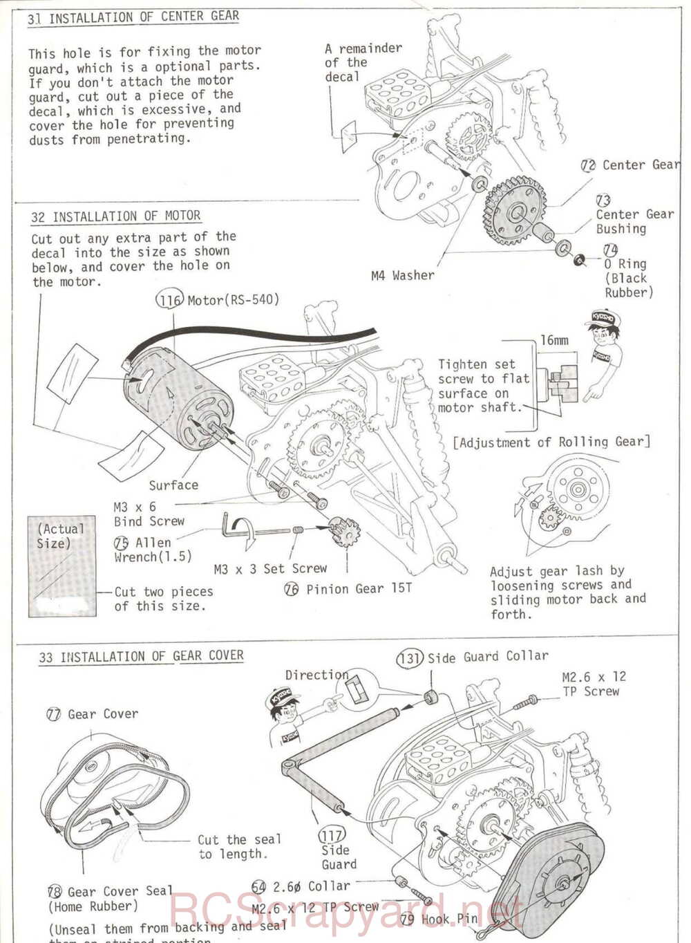 Kyosho - 3115 - Ultima - Manual - Page 18