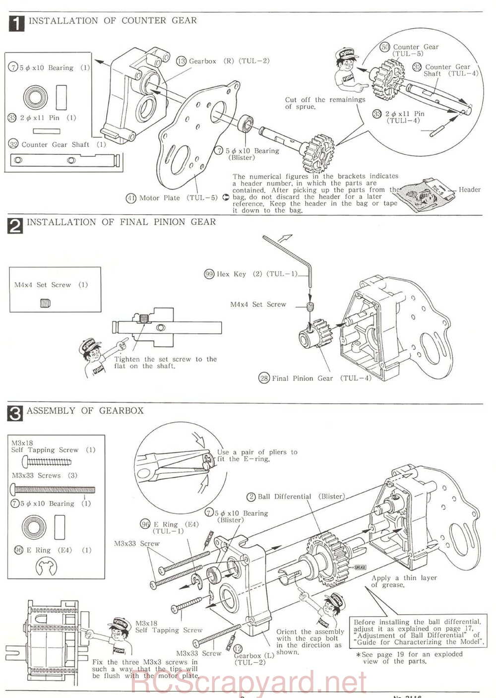 Kyosho - 3116 - Turbo-Ultima - Manual - Page 03