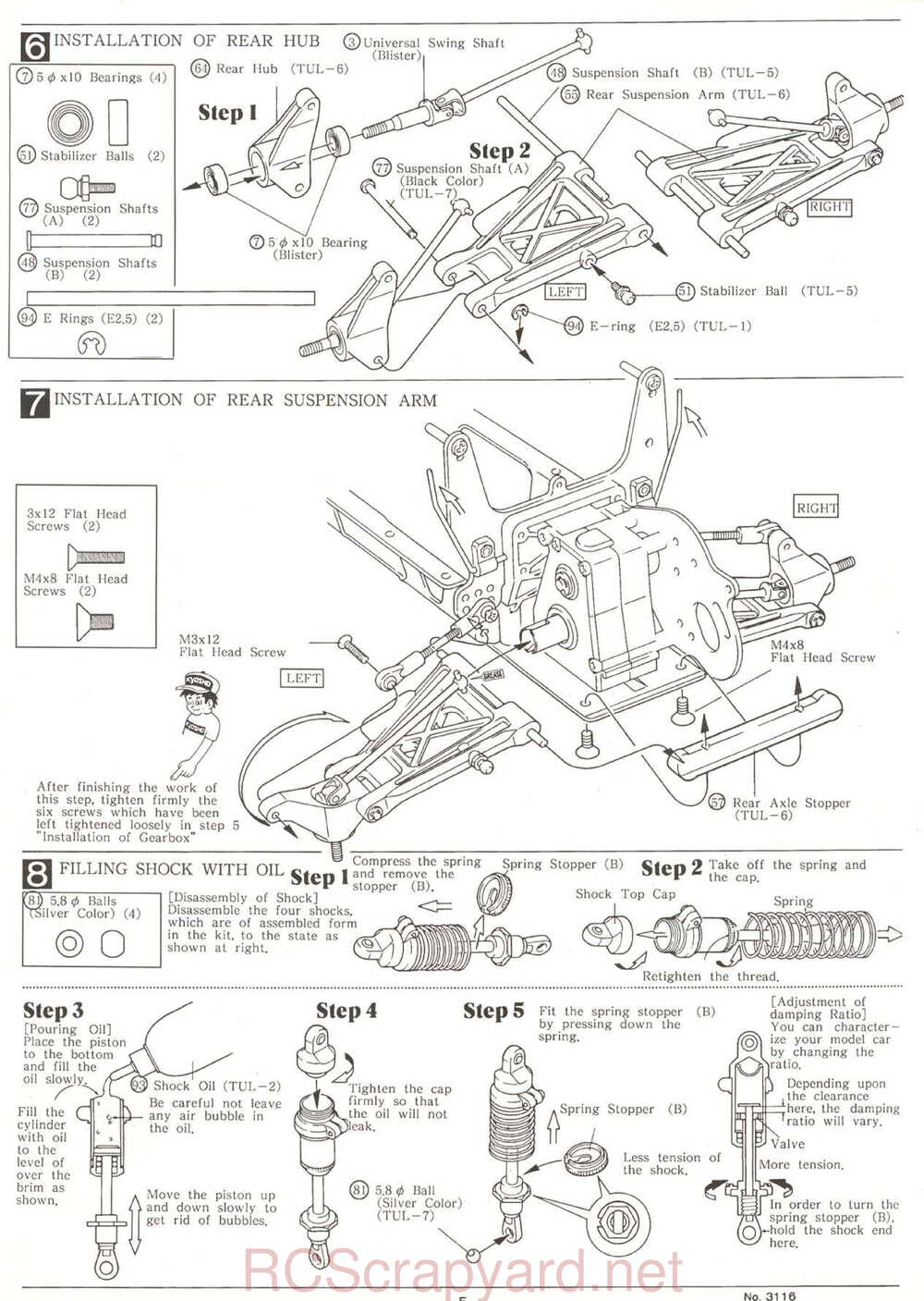 Kyosho - 3116 - Turbo-Ultima - Manual - Page 05