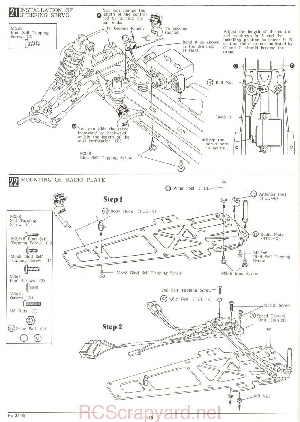 Kyosho - 3116 - Turbo-Ultima - Manual - Page 10