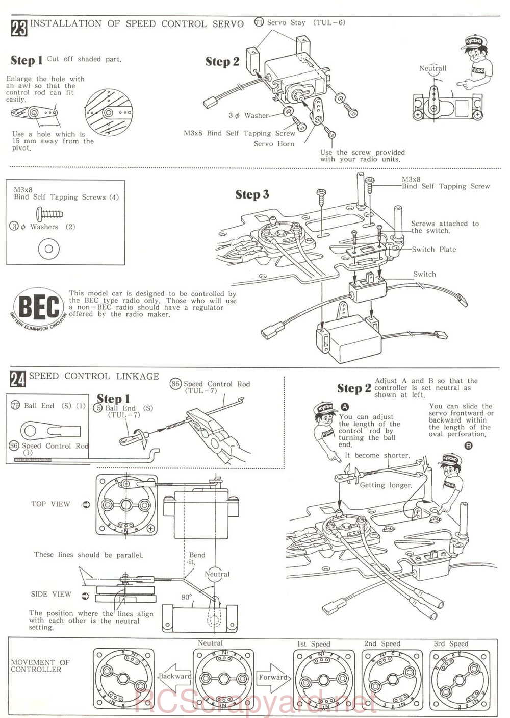 Kyosho - 3116 - Turbo-Ultima - Manual - Page 11