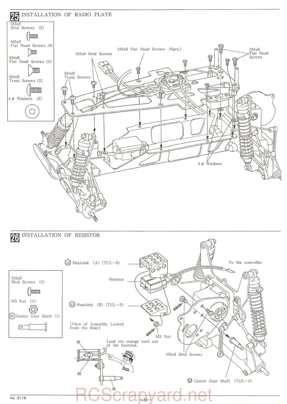 Kyosho - 3116 - Turbo-Ultima - Manual - Page 12