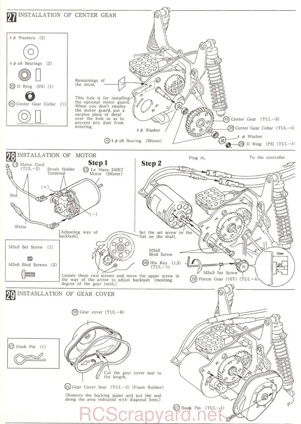 Kyosho - 3116 - Turbo-Ultima - Manual - Page 13