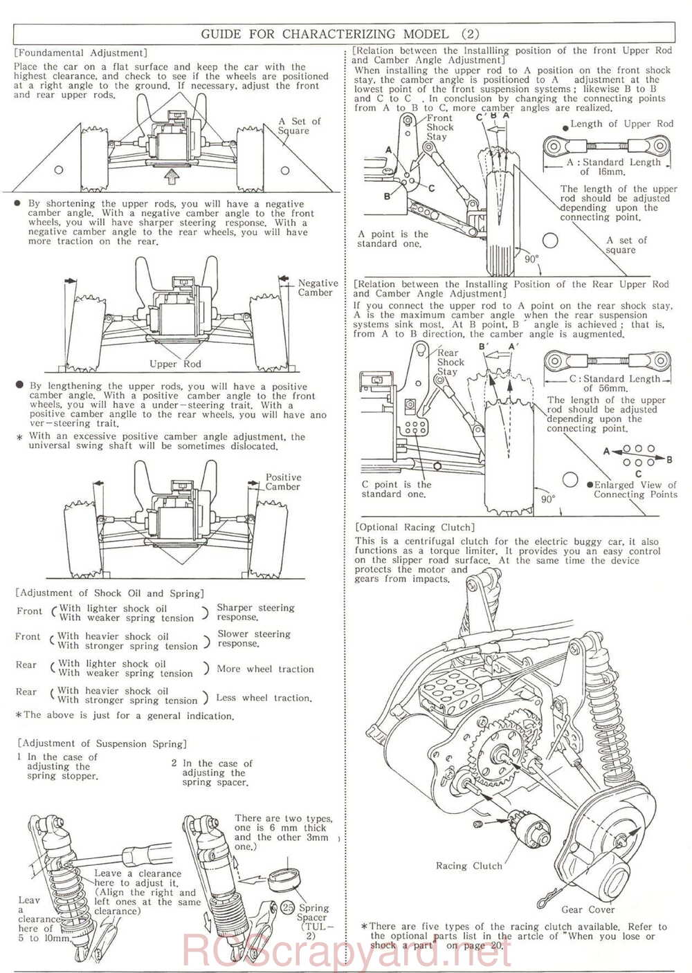 Kyosho - 3116 - Turbo-Ultima - Manual - Page 18