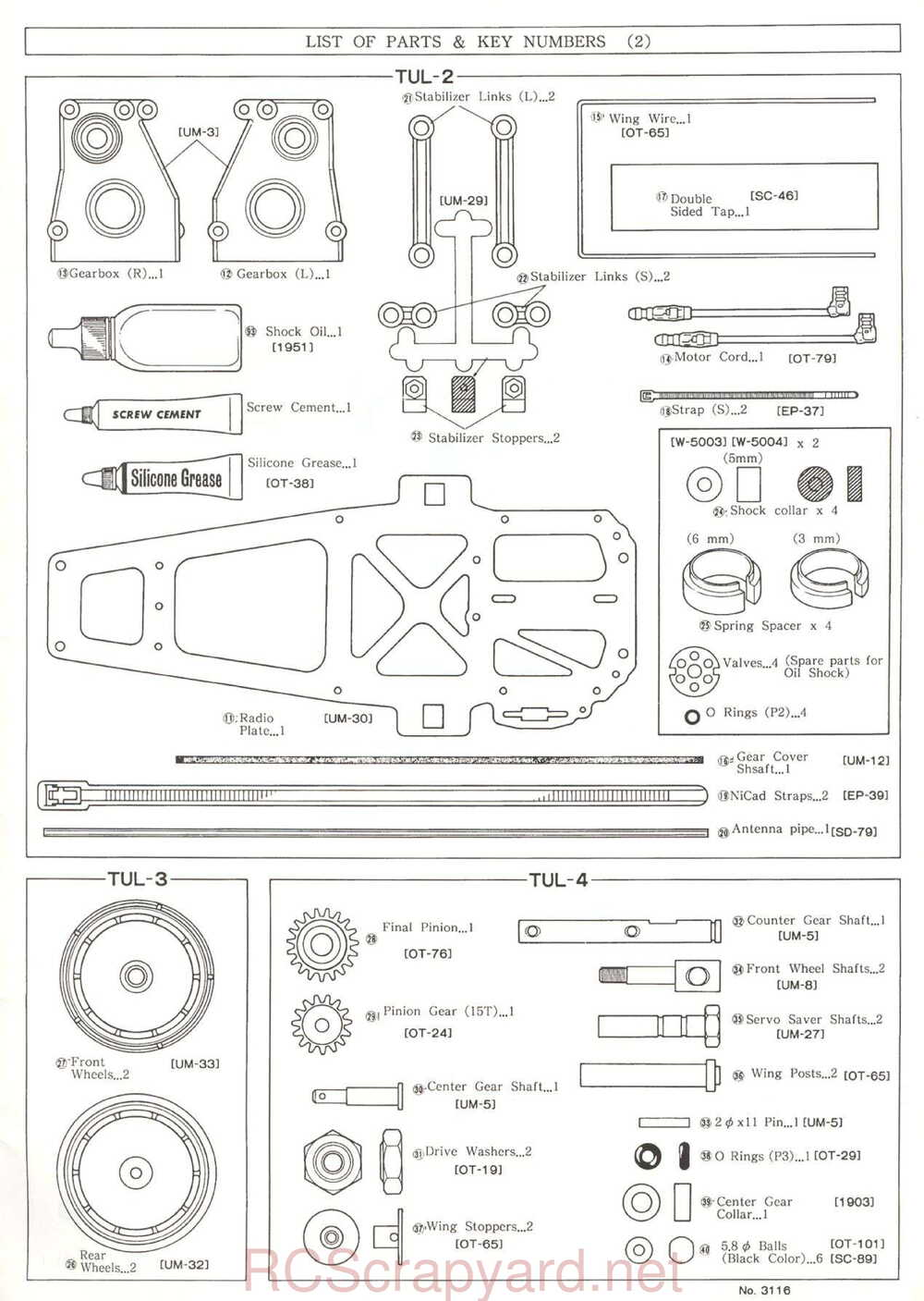 Kyosho - 3116 - Turbo-Ultima - Manual - Page 21