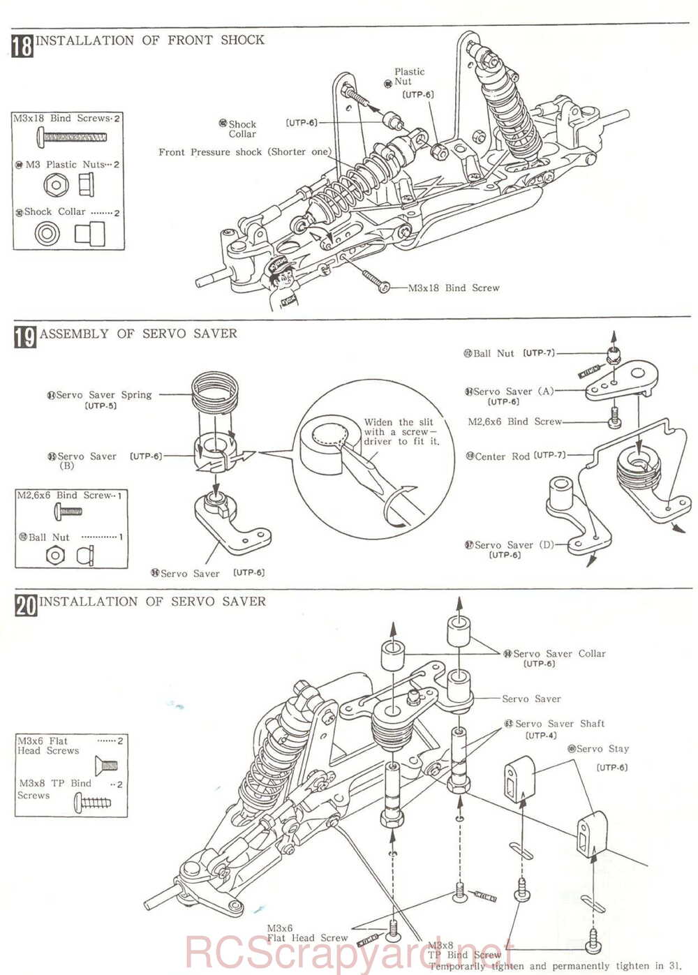 Kyosho - 3117 - Ultima-Pro - Manual - Page 12