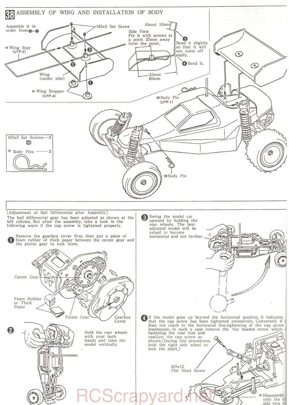 Kyosho - 3117 - Ultima-Pro - Manual - Page 20