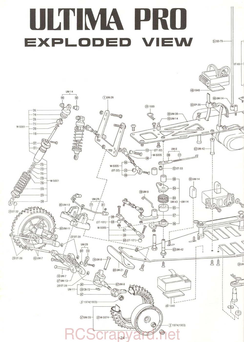 Kyosho - 3117 - Ultima-Pro - Manual - Page 24