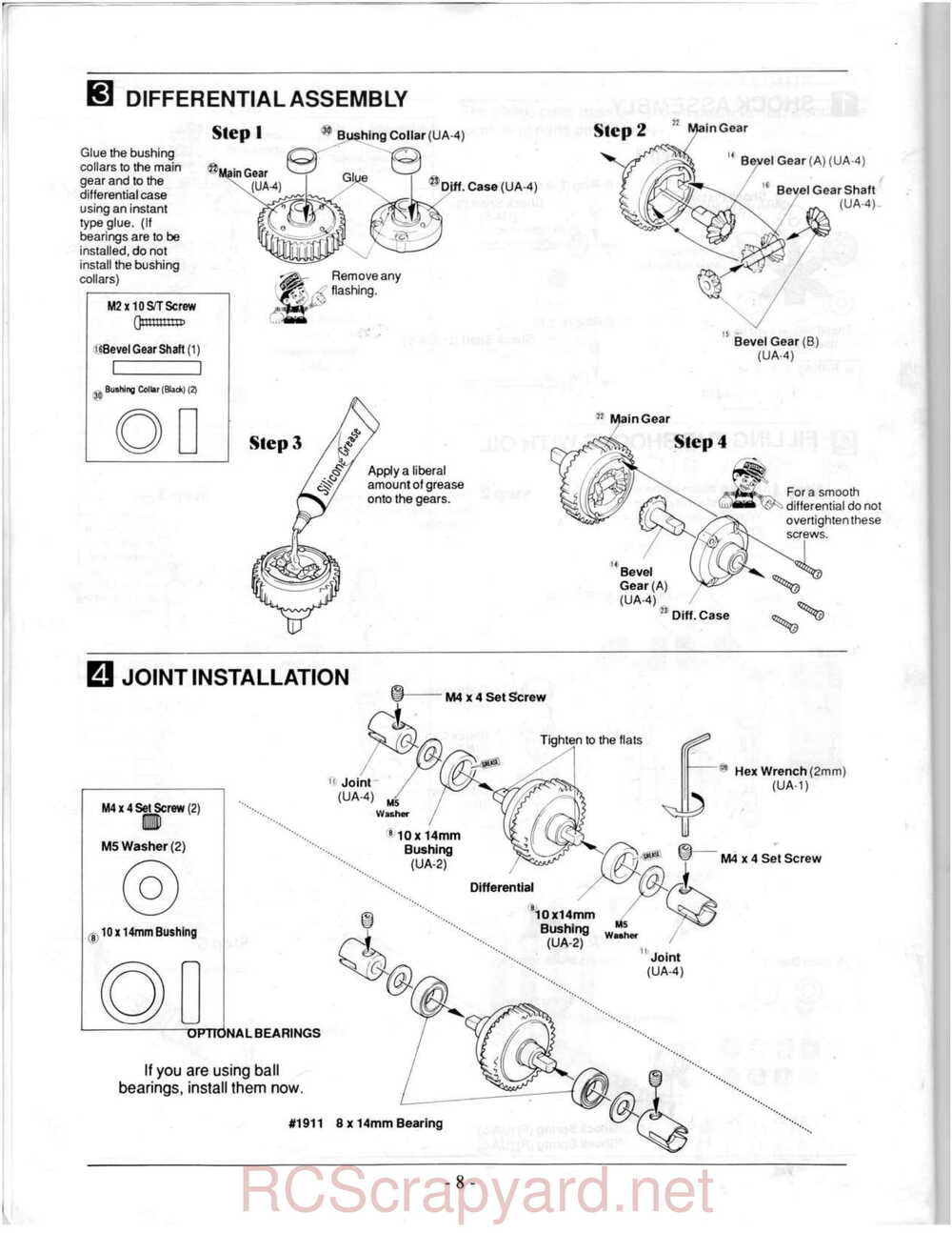 Kyosho - 3118 - Ultima-II - Manual - Page 08