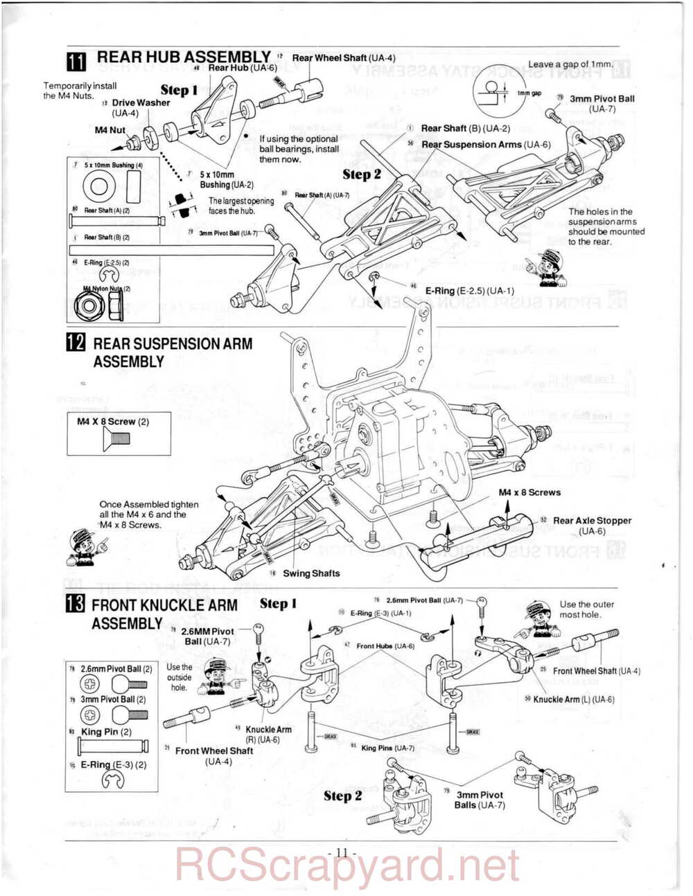 Kyosho - 3118 - Ultima-II - Manual - Page 11