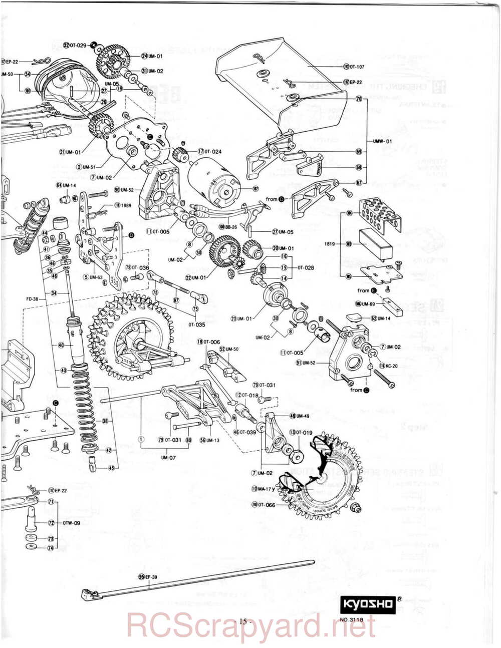 Kyosho - 3118 - Ultima-II - Manual - Page 15