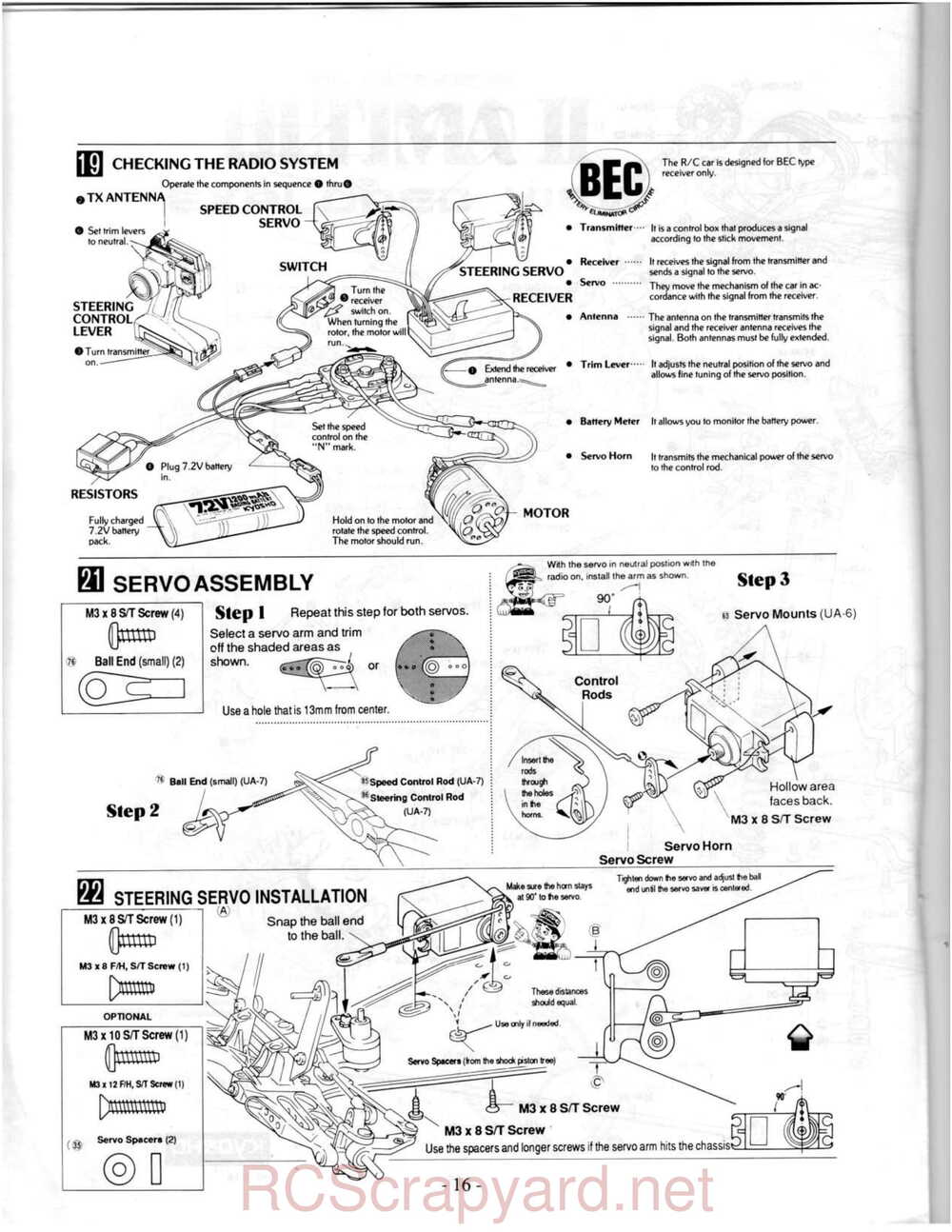 Kyosho - 3118 - Ultima-II - Manual - Page 16