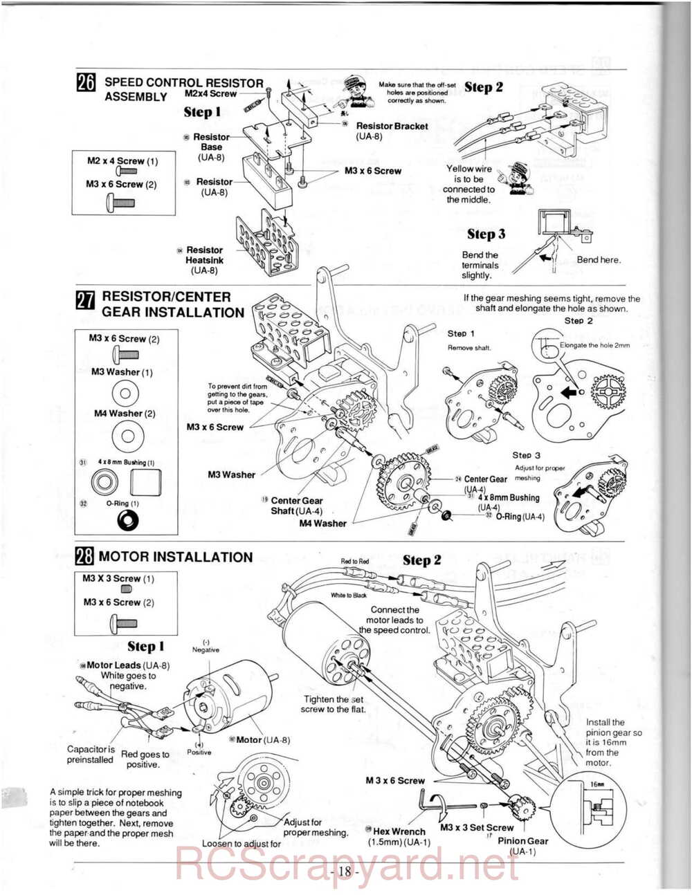 Kyosho - 3118 - Ultima-II - Manual - Page 18
