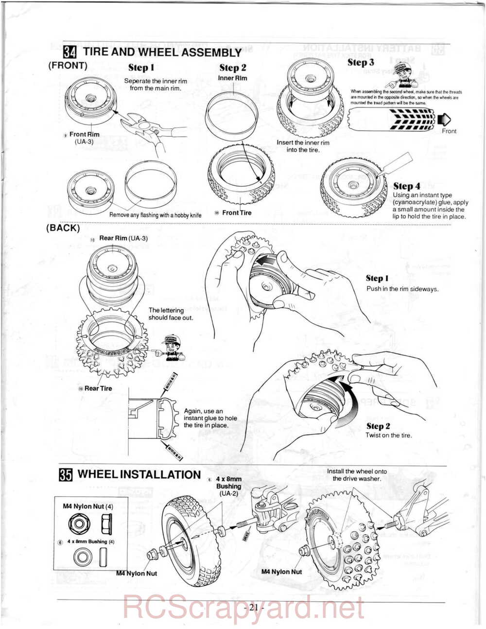 Kyosho - 3118 - Ultima-II - Manual - Page 21